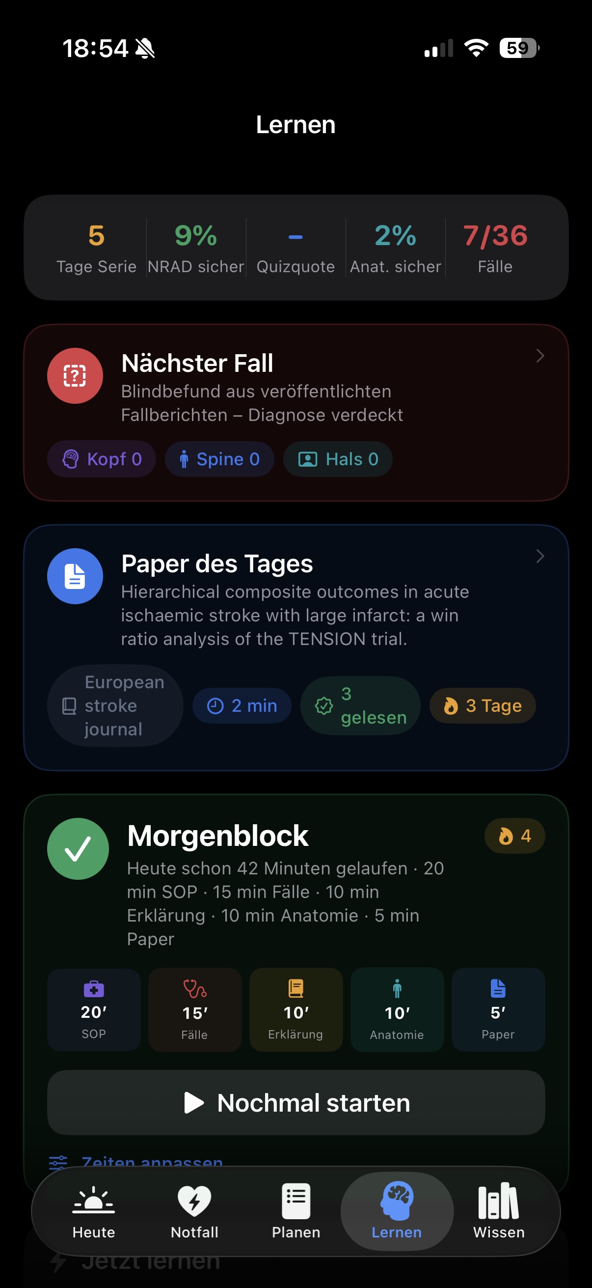 NeuroDesk – Protokollplanung für Hirntumor-Bildgebung